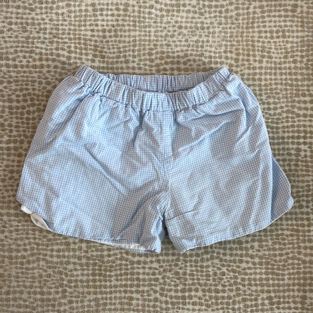 Ike green smocked shorts